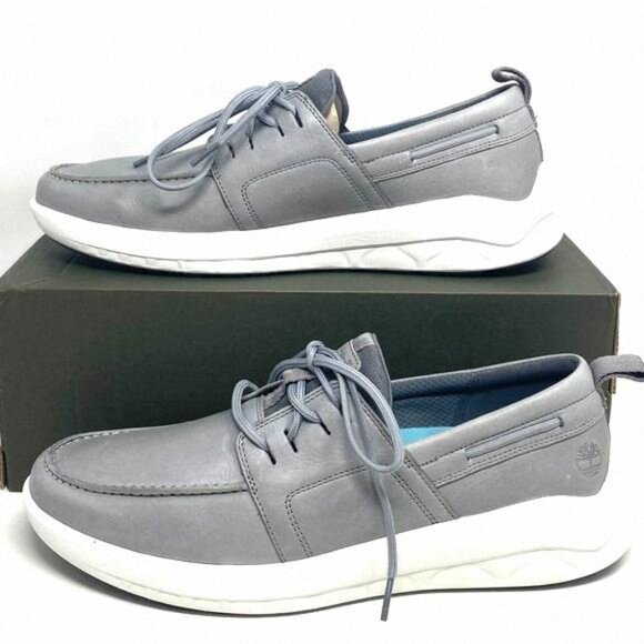 💖MEGA SALE💖Timberland Bradstreet Oxford Full Grain Silver 085 0A42G1 TB Men